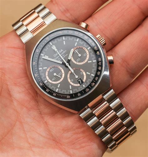 omega speedmaster two tone|omega speedmaster heritage mark 2.